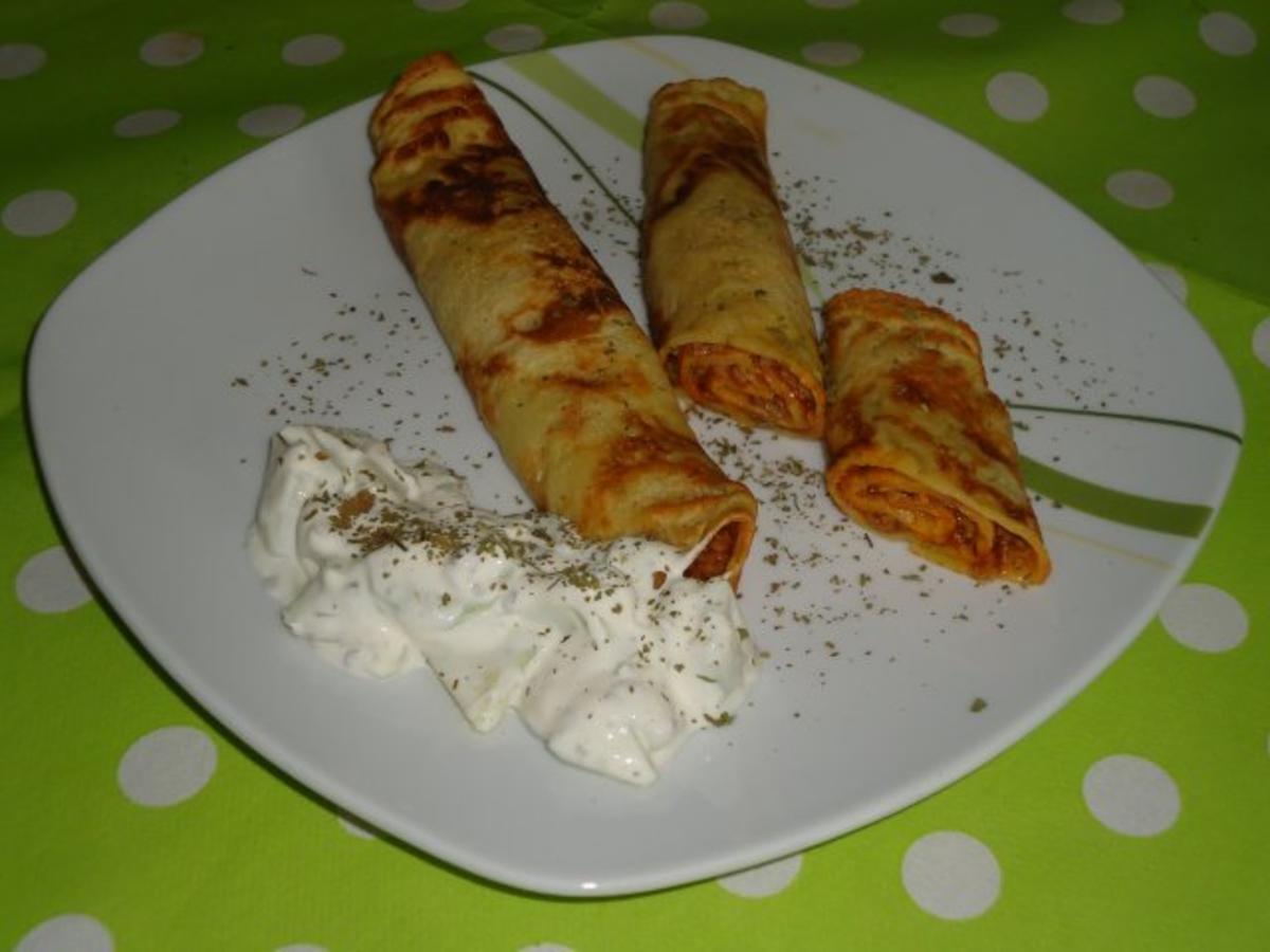 Bilder für Pfannkuchen Bolognese - Rezept