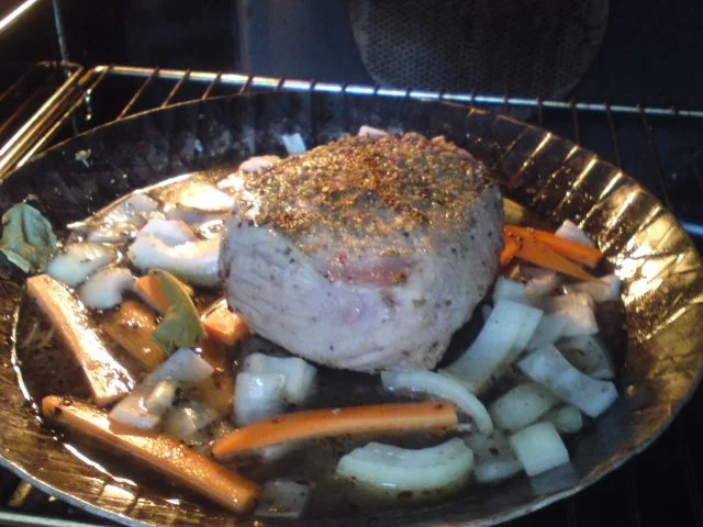 Schweinebraten mit Fenchelrisotto - Rezept - Bild Nr. 3