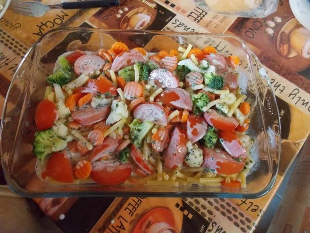 Rezept: Nudel-Gemüse Auflauf Bild Nr. 2 Nudel-Gemüse Auflauf - Rezept - Bild Nr. 2