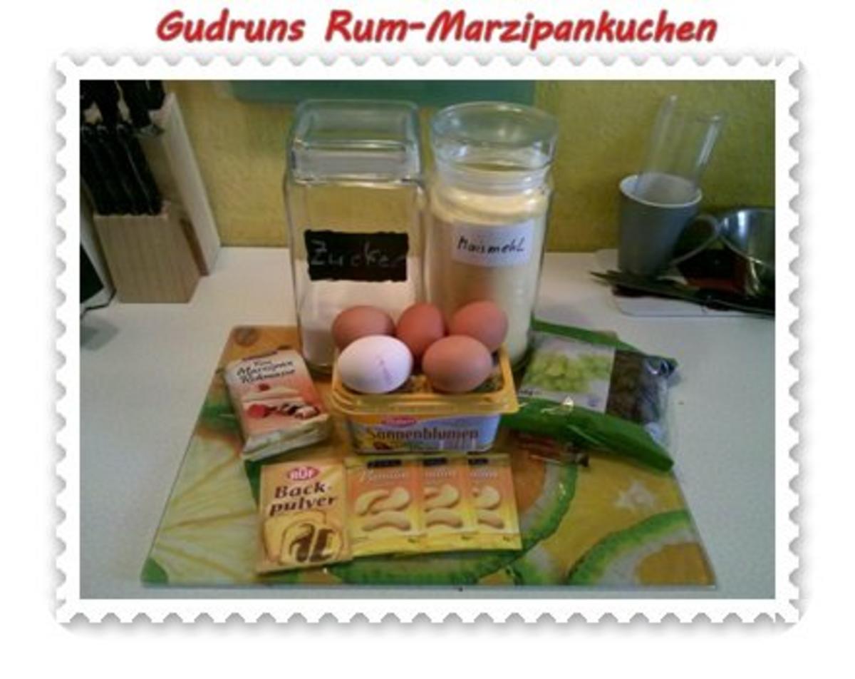 Kuchen: Rum-Marzipankuchen - Rezept - Bild Nr. 3