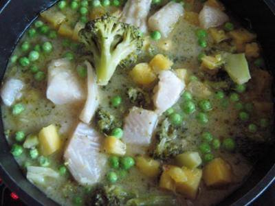 Grünes Fisch-Curry - Rezept