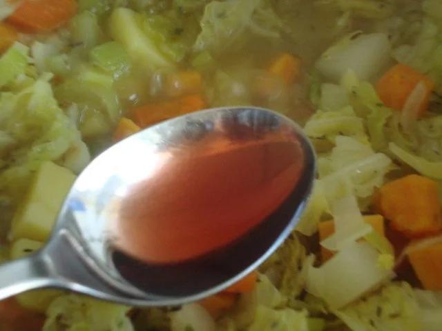 Rezept: Wirsing - Gemüse "Gulasch" mit Balsamicosauce Bild Nr. 8 Wirsing - Gemüse "Gulasch" mit Balsamicosauce - Rezept - Bild Nr. 8