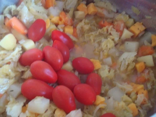 Rezept: Wirsing - Gemüse "Gulasch" mit Balsamicosauce Bild Nr. 9 Wirsing - Gemüse "Gulasch" mit Balsamicosauce - Rezept - Bild Nr. 9