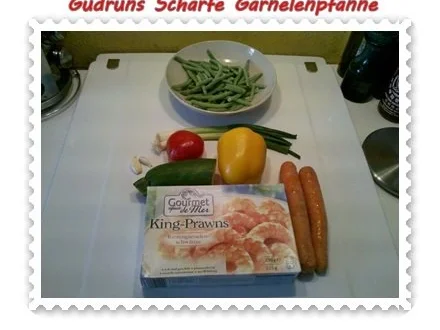 Fisch: Scharfe Garnelenpfanne - Rezept - Bild Nr. 2