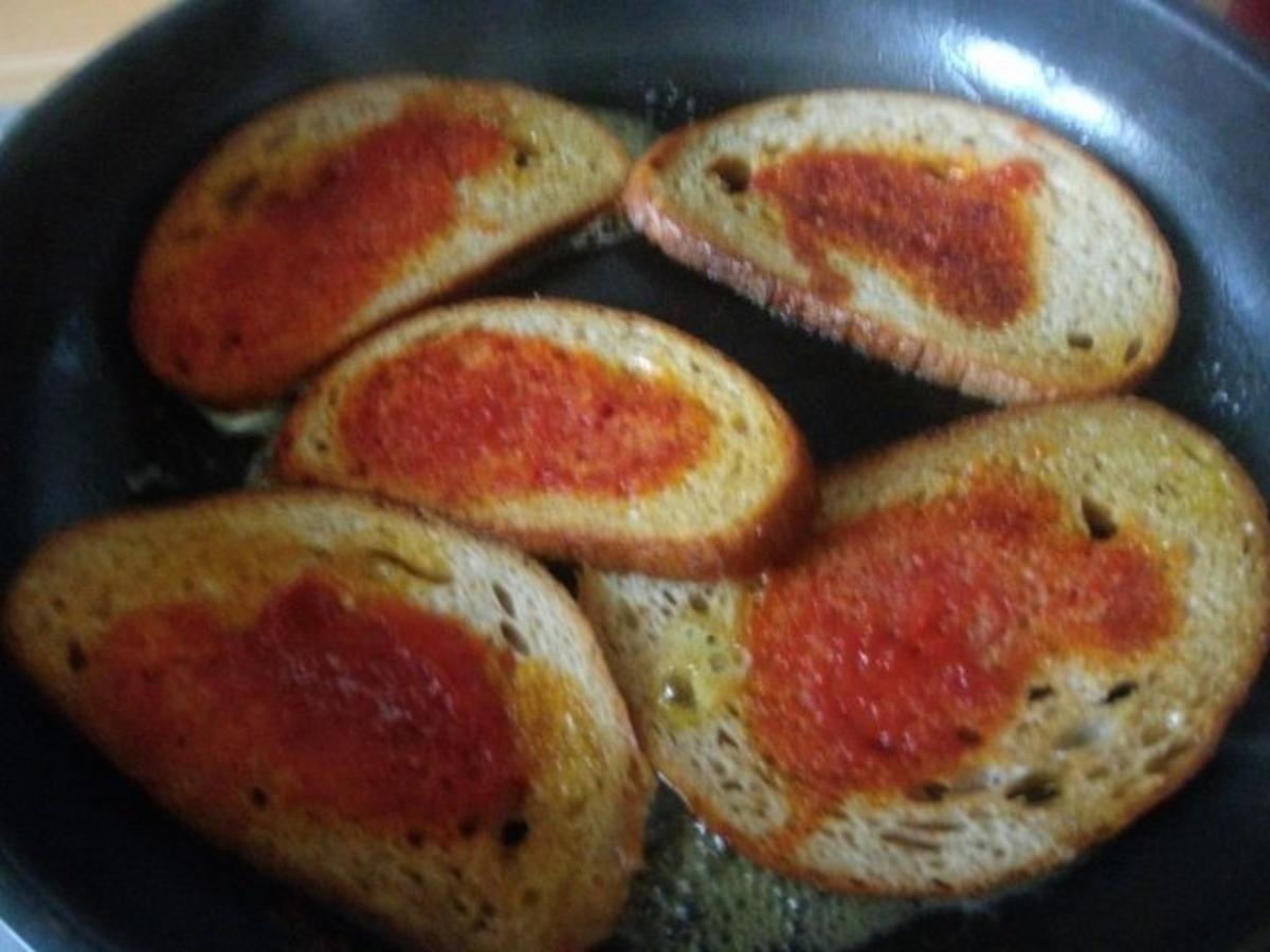 Leberkäse mit Tomaten Käse und Ei - Rezept - Bild Nr. 5