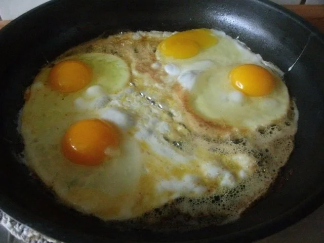 Leberkäse mit Tomaten Käse und Ei - Rezept - Bild Nr. 13