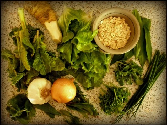 Kräuter - Pfannkuchen mit Mangoldfüllung - Rezept - Bild Nr. 2