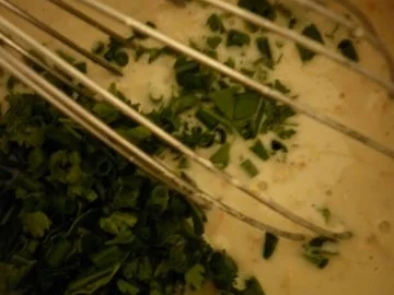 Kräuter - Pfannkuchen mit Mangoldfüllung - Rezept - Bild Nr. 3