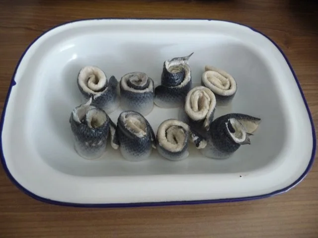 Fisch : Marinierte Heringe in Sahne - Joghurt - Rezept - Bild Nr. 2