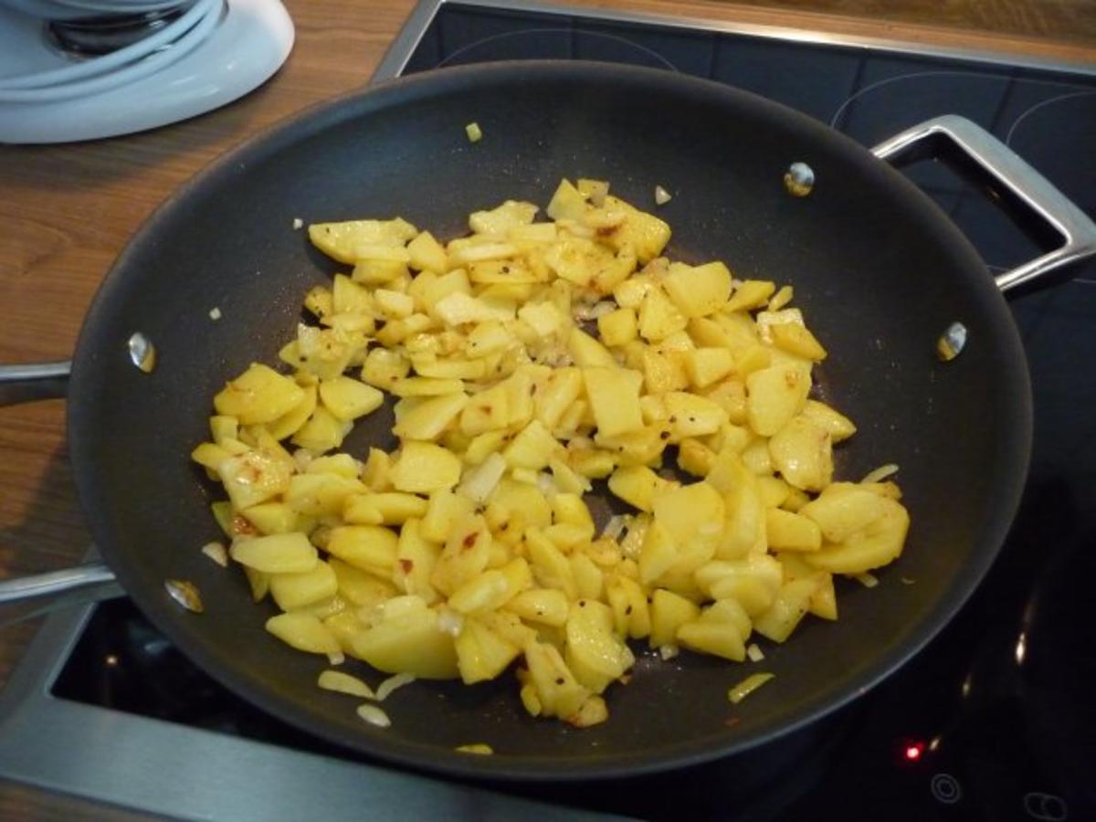 Beilagen : Bratkartoffeln mit Rucola - Rezept - Bild Nr. 4