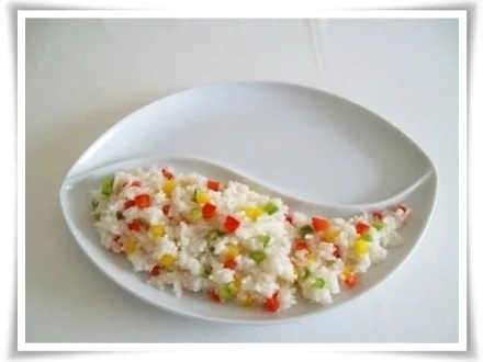 Rezept: Basmati- Reis aus dem Himalaya mit Bunten Paprikawürfeln Bild Nr. 2 Basmati- Reis aus dem Himalaya mit Bunten Paprikawürfeln - Rezept - Bild Nr. 2