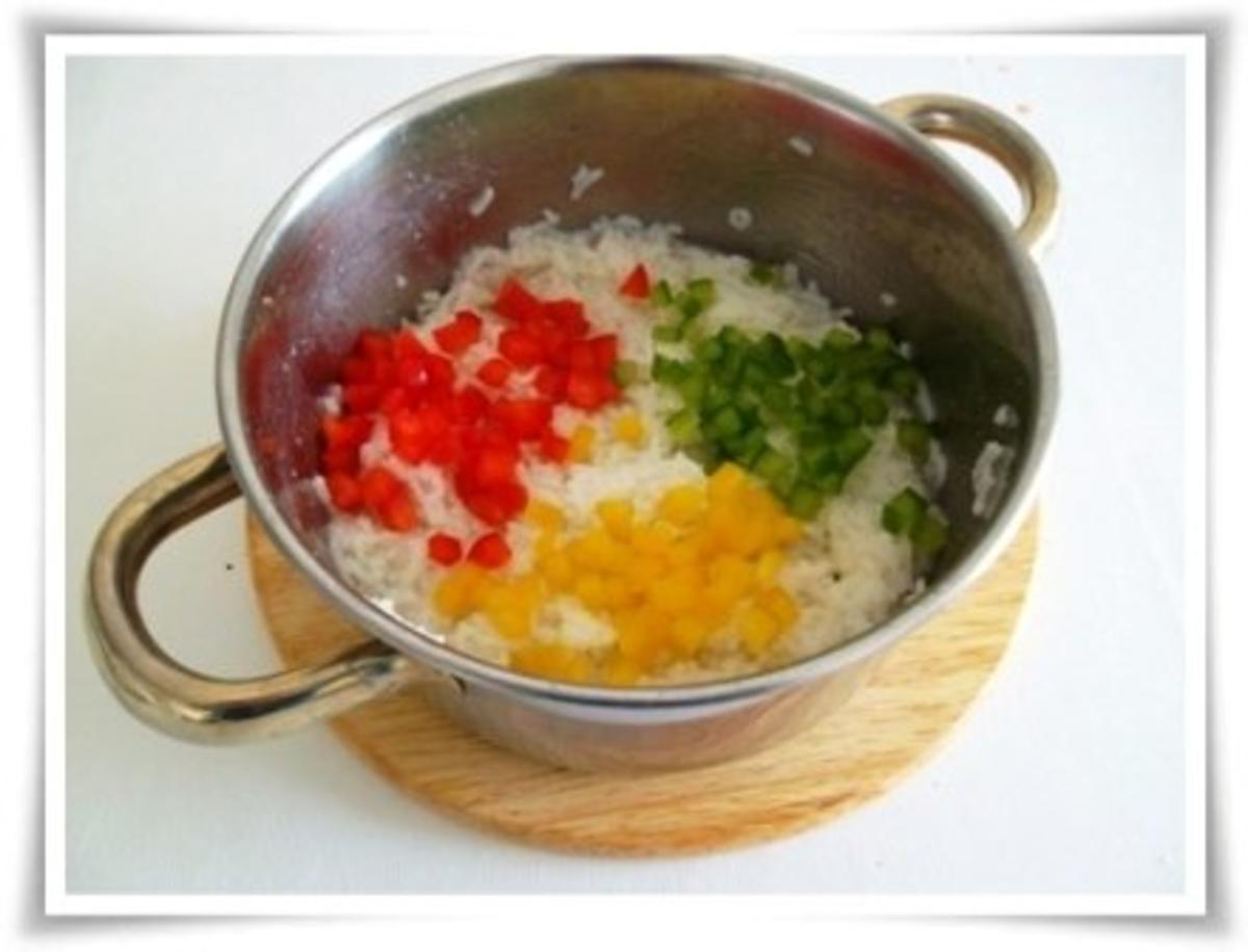 Basmati- Reis aus dem Himalaya mit Bunten Paprikawürfeln - Rezept - Bild Nr. 8