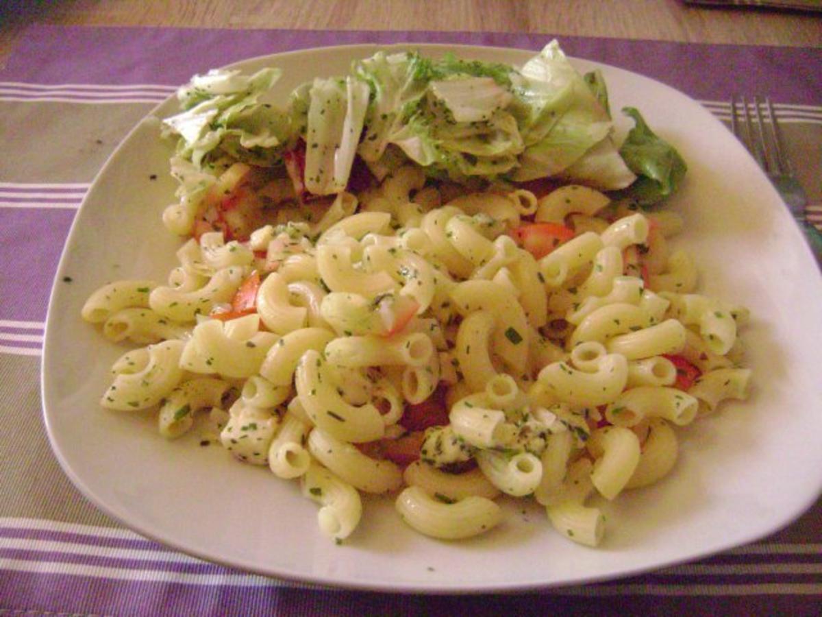 Mozzarella - Tomaten - Nudeln - Vegetarisch - Rezept - Bild Nr. 7