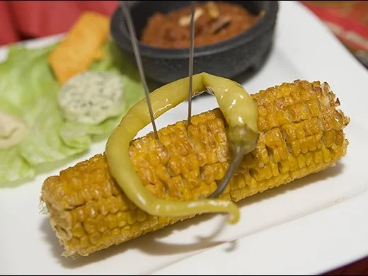 Rezept: BBQ-Mais mit Bohnenmus BBQ-Mais mit Bohnenmus - Rezept