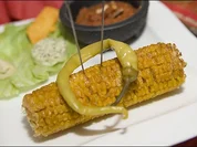 BBQ-Mais mit Bohnenmus - Rezept