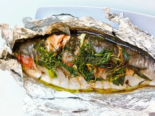 Rezept: Grill Forelle - Low Carb Grill Forelle - Low Carb - Rezept