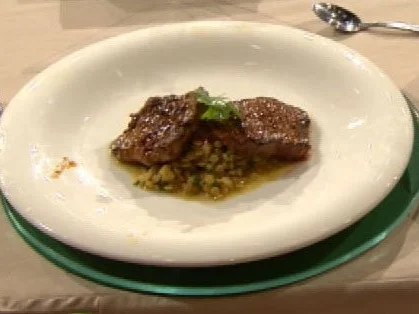 Medaillons vom Roastbeef mit Orangen-Linsen-Salat (Laith Al-Deen) - Rezept