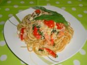 Pasta mit Schafskäse-Bärlauch-Sauce - Rezept