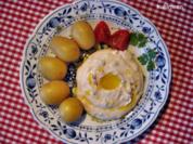 Weißkäse mit Leinöl und Pellkartoffeln - Rezept