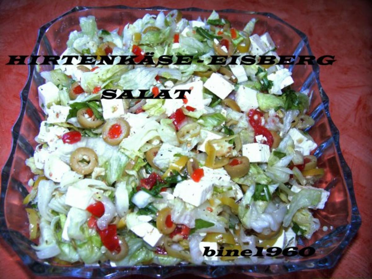 Bilder für HIRTENKÄSE - EISBERG - SALAT - Rezept