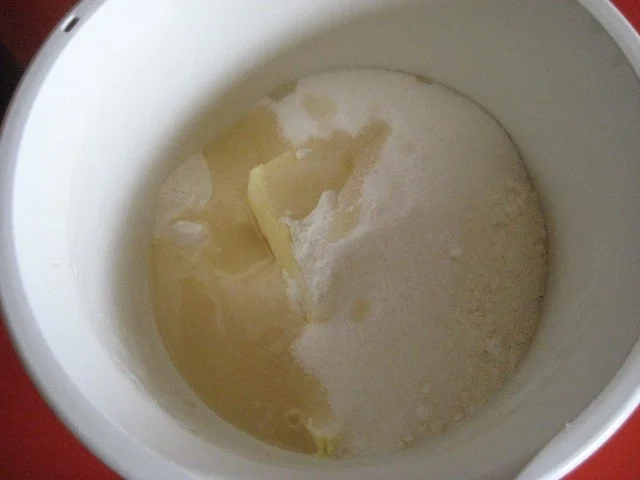 Käsekuchen - mit Aprikosen und Streusel - Rezept - Bild Nr. 4