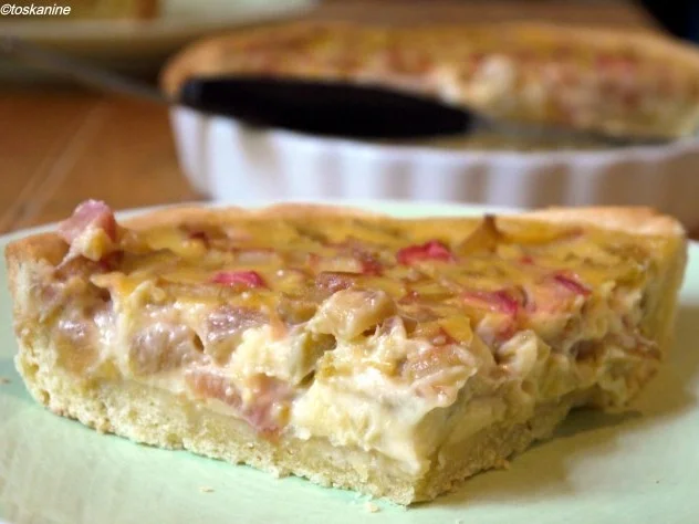 Rhabarber-Tarte - Rezept