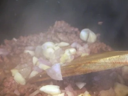 Spaghetti mit Hackfleisch-Gorgonzola-Sauce - Rezept - Bild Nr. 6