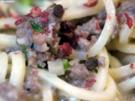 Spaghetti mit Hackfleisch-Gorgonzola-Sauce - Rezept
