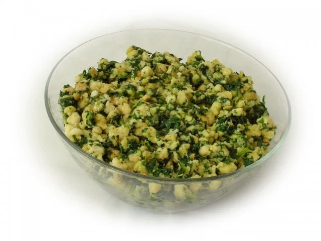 Spinatknödel mit Bärlauch-Gorgonzolasauce - Rezept - Bild Nr. 7