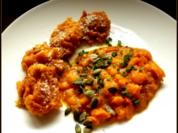 Rezept: Kürbis-Ragout und Kürbis-Passatelli Kürbis-Ragout und Kürbis-Passatelli - Rezept