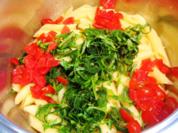 Bärlauch-Nudeln mit Schinken und Tomaten ... - Rezept