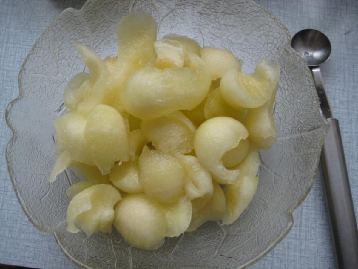 Spargel - Melonen - Salat - Rezept - Bild Nr. 5