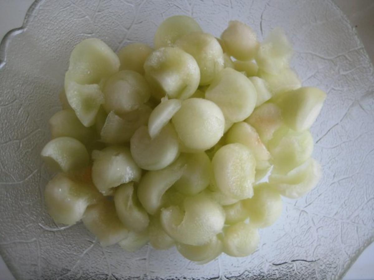 Spargel - Melonen - Salat - Rezept - Bild Nr. 7