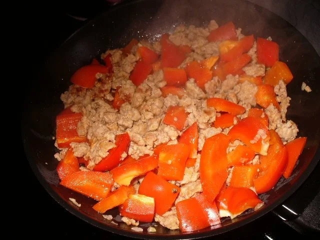 Hackfleischpfanne mit Paprikaschote - Rezept - Bild Nr. 2