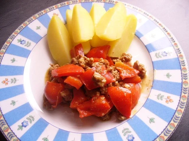 Hackfleischpfanne mit Paprikaschote - Rezept - Bild Nr. 3