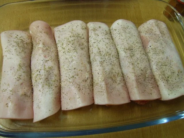 Rezept: Hack-Schinken-Röllchen Bild Nr. 3 Hack-Schinken-Röllchen - Rezept - Bild Nr. 3