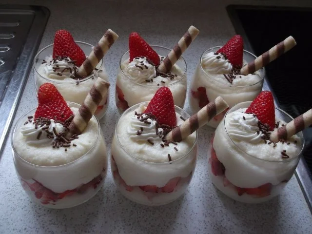 Erdbeer-Grießbrei - Rezept