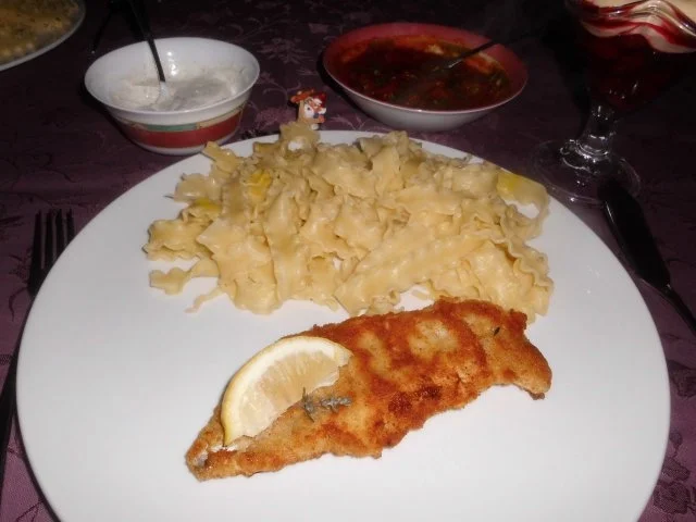 Rotbarschfilet mit zweierlei Sauce>> - Rezept - Bild Nr. 6