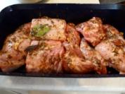 Kaninchen mediterran bei Niedrigtemperatur gegart auf Fenchelgemüse - Rezept