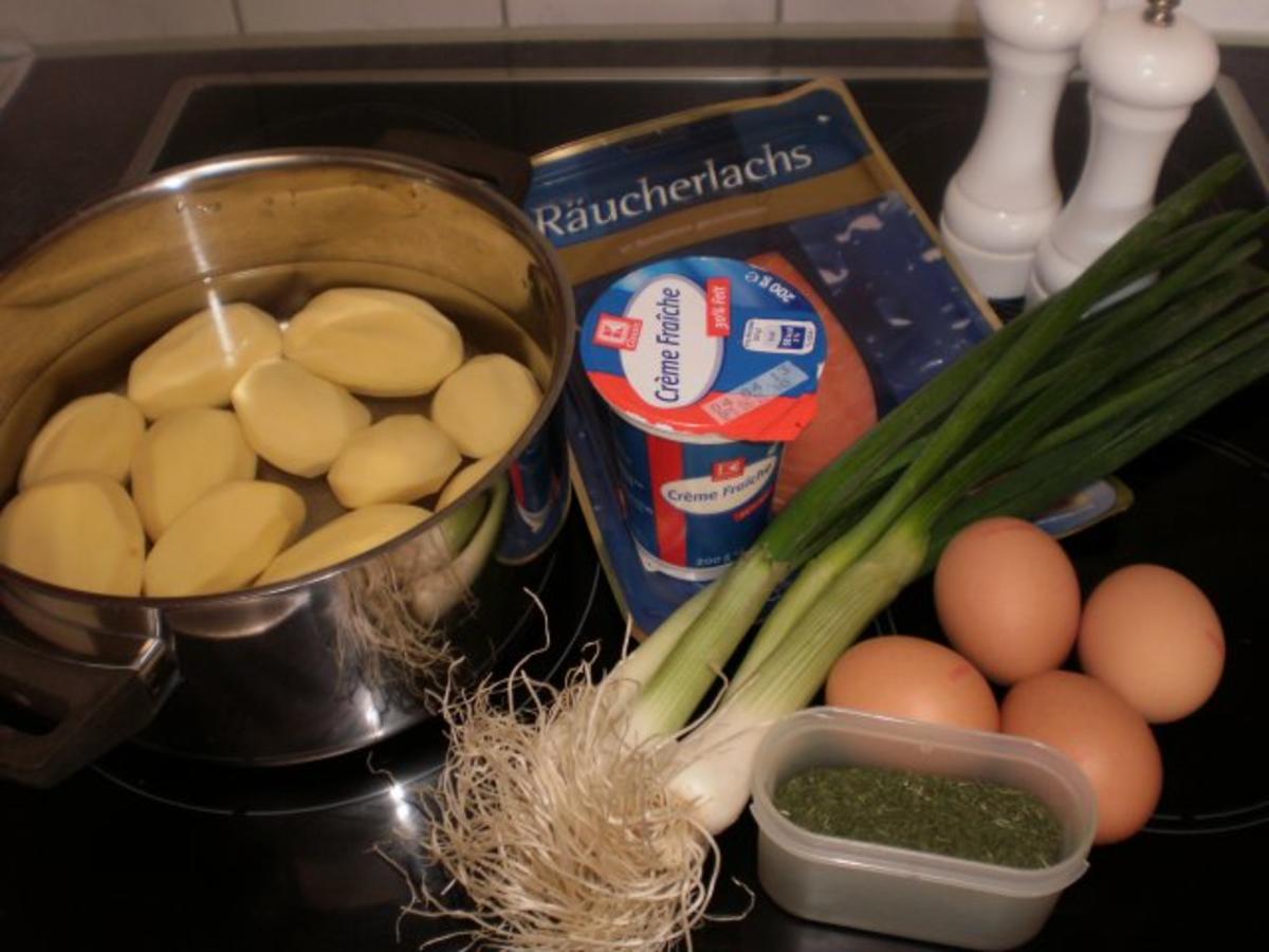 Lachs-Kartoffel-Quiche - Rezept - Bild Nr. 2
