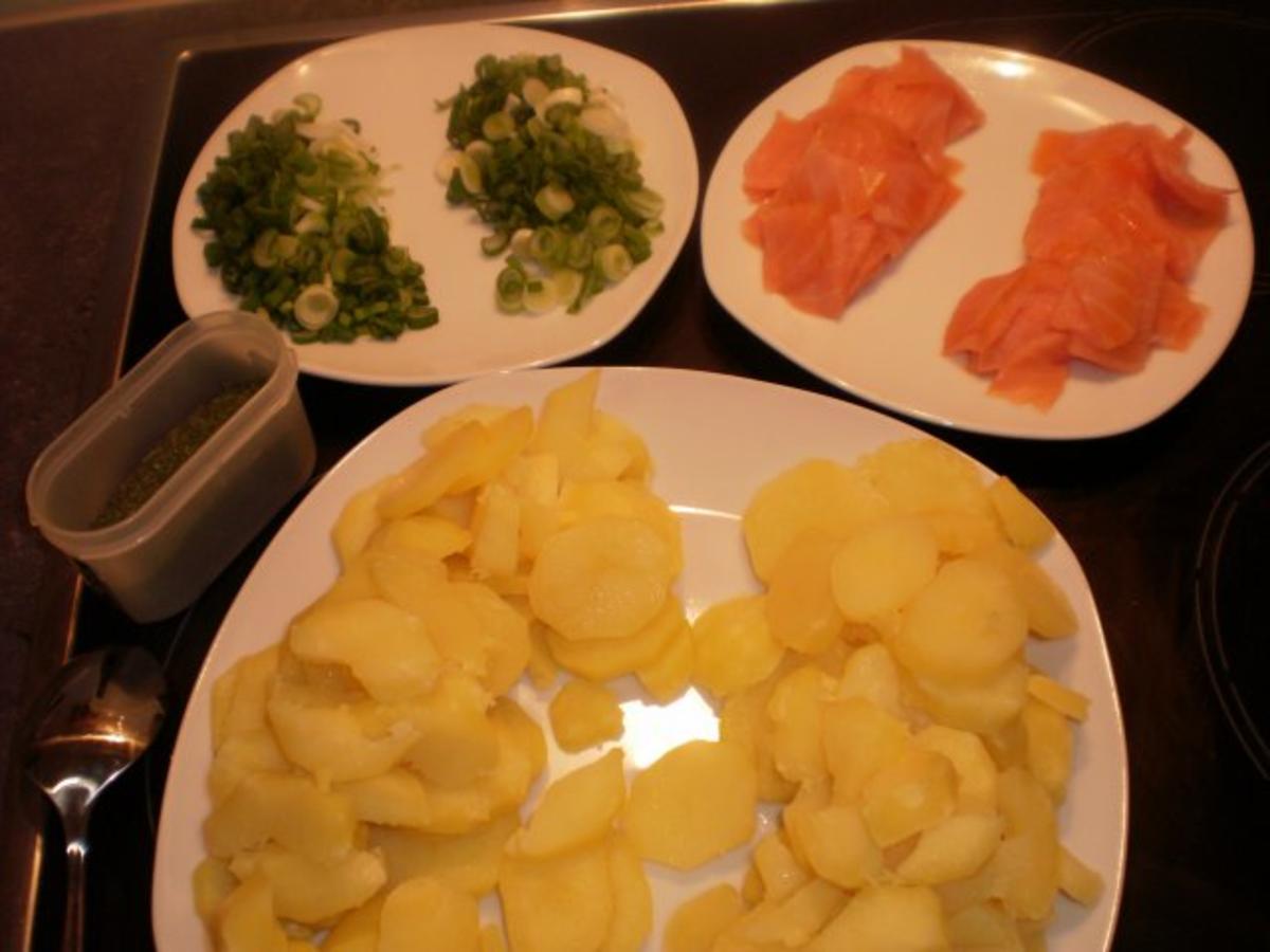 Lachs-Kartoffel-Quiche - Rezept - Bild Nr. 3