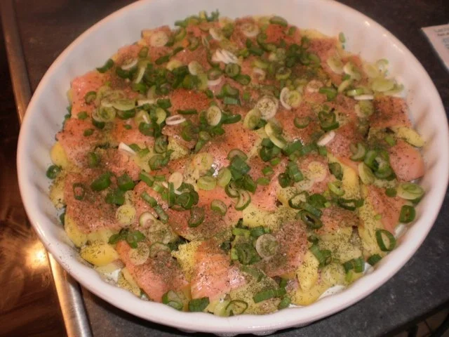 Lachs-Kartoffel-Quiche - Rezept - Bild Nr. 4