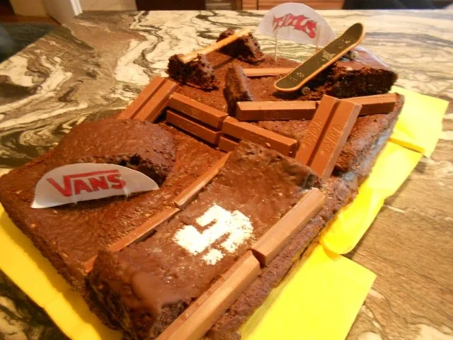 Rezept: Skatepark Geburtstagskuchen Skatepark Geburtstagskuchen - Rezept