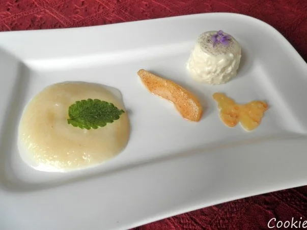 Vanille - Sahne - Dessert mit pürierten Prosecco - Birnen und Mandel - Cracker ... - Rezept - Bild Nr. 6