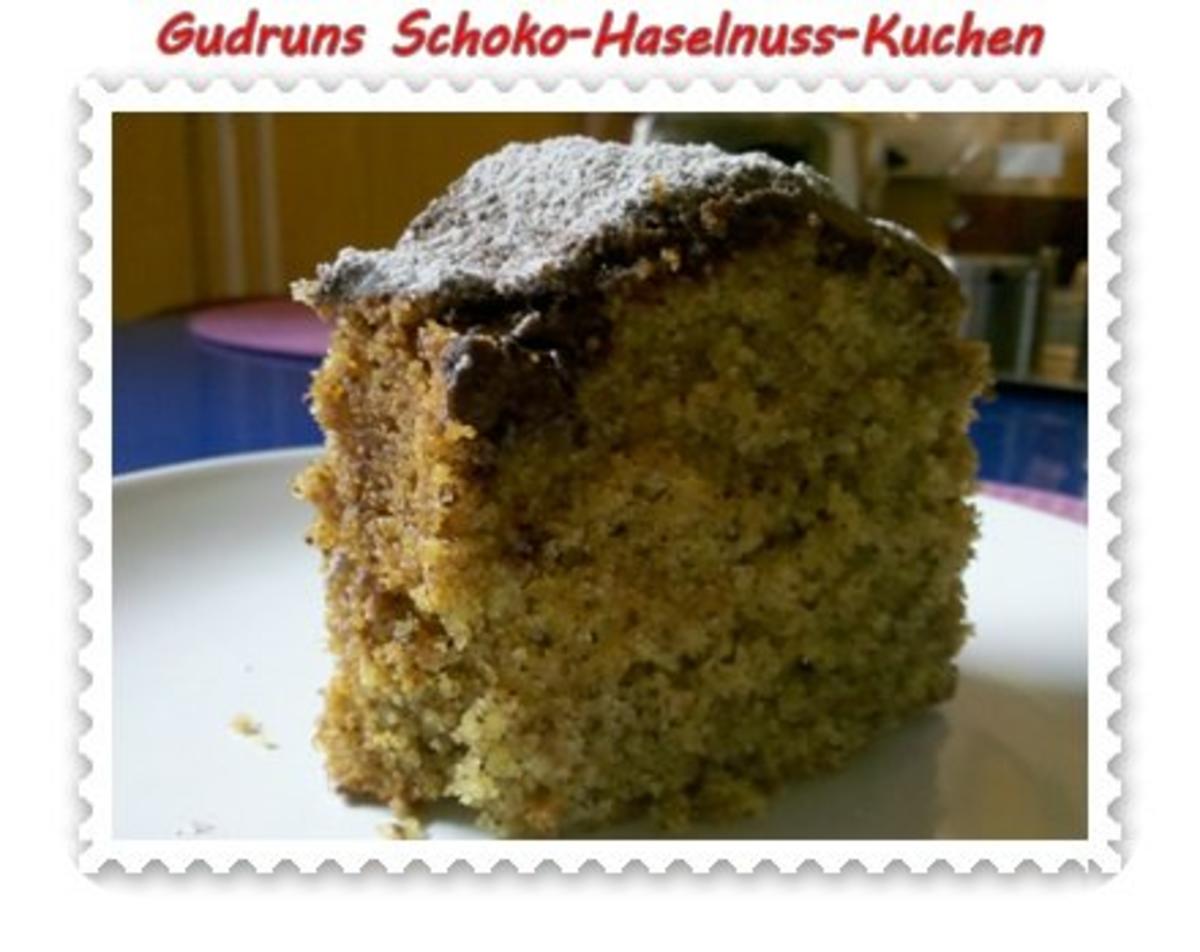 Kuchen: Schoko-Haselnuss-Kuchen - Rezept