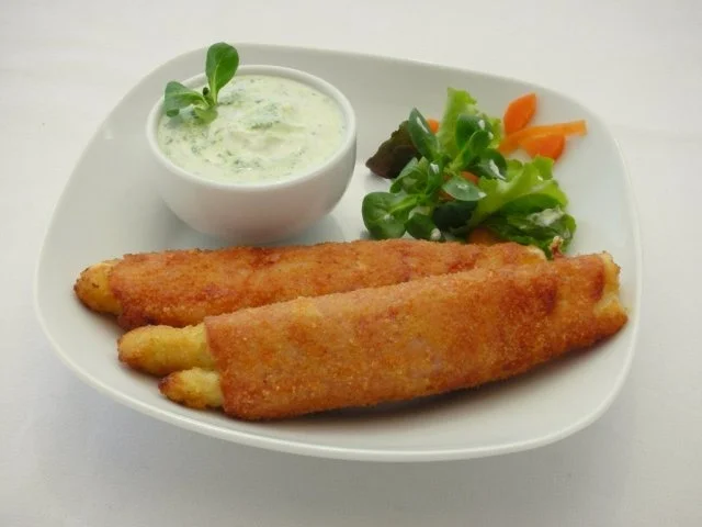 Panierte Spargel mit Schinken - Rezept - Bild Nr. 2