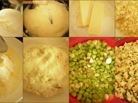 Rezept: Rhabarberkuchen mit Streuseln Bild Nr. 3 Rhabarberkuchen mit Streuseln - Rezept - Bild Nr. 3