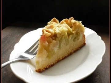 Rezept: Rhabarberkuchen mit Streuseln Bild Nr. 4 Rhabarberkuchen mit Streuseln - Rezept - Bild Nr. 4