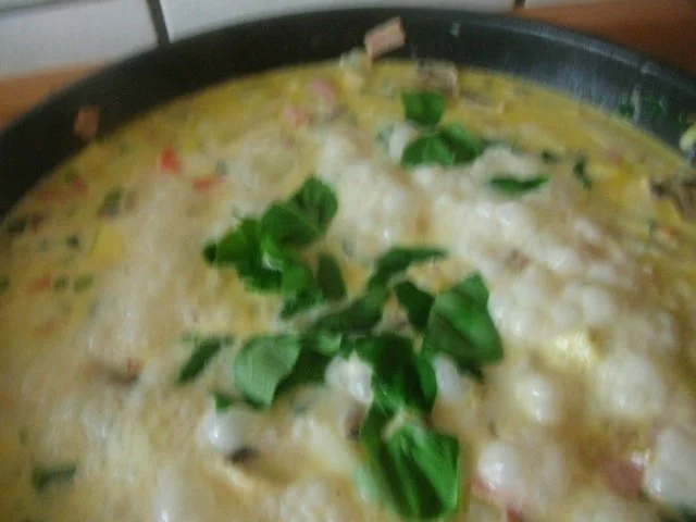 Rezept: Bärlauch-Fettucine in Gemüsiger Käsesoße Bild Nr. 9 Bärlauch-Fettucine in Gemüsiger Käsesoße - Rezept - Bild Nr. 9