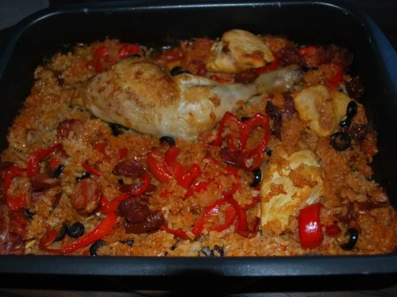 Rezept: Spanische Hähnchen-Reis-Pfanne Bild Nr. 2 Spanische Hähnchen-Reis-Pfanne - Rezept - Bild Nr. 2